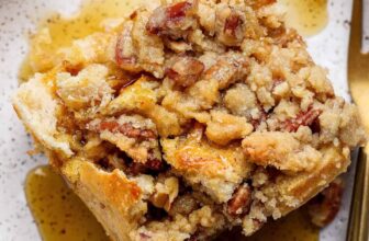Overnight French Toast Casserole (Easy Make-Ahead Recipe)sta